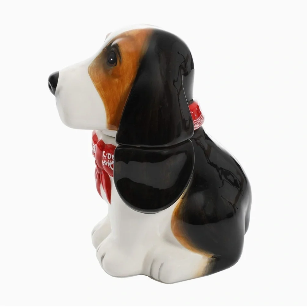 🎁 New Pioneer Woman Red Bandana Henry Dog Shaped Candy Dish - Picture 6 of 7